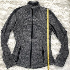 lululemon athletica Gray Zip-Up Jacket
